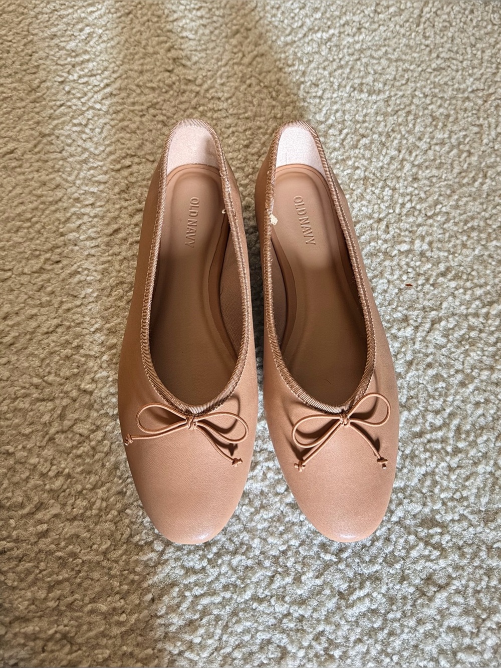 NEW NEVER WORN Old Navy Pink Bow Ballet Flats - US Size 6